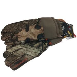 Manzella Gore Tex Woodsman MossCamo Gloves Anti Microbial Scent Control - Sz M